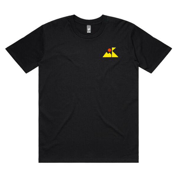 Black T-Shirt. Yellow and Red Logo Black T-Shirt. Yellow and Red Logo Thumbnail