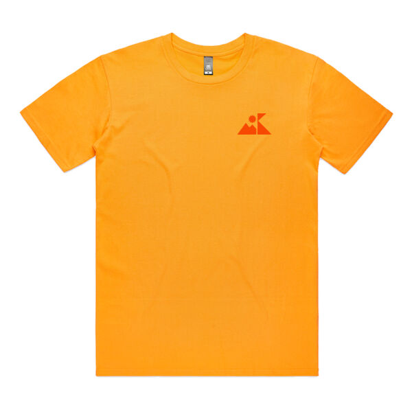 Yellow T Shirt. Red Logo Thumbnail